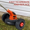 thumbnail image 1 of 2X Grass Trimmer Lawn Mower Support Wheel Trimmer Support Wheel Construction for Weed Trimmer, 1 of 5