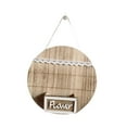 thumbnail image 3 of LOVIVER Indoor Hanging Planter Wood Decorative Rustic Design Cute Home Balcony Decor Wood Color, 3 of 8