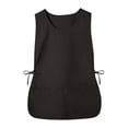 thumbnail image 3 of Delantal para cocinar, hornear, lavar platos, impermeable, con pechera alta para jardinería. Negro, 3 of 9