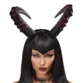 thumbnail image 4 of Exposición fotográfica de diadema de cuerno gótico para de disfraces de Halloween de foto Accesorios para el cabello Yuyangstore Sombreros Devil OX Horns, 4 of 7