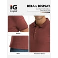 thumbnail image 6 of Iceglad Men's Polo Shirts Short Sleeve Casual Slim Fit Shirts, 6 of 10