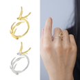 thumbnail image 2 of WINDLAND Elegant Swallow Rings Statement Jewelry Everyday Wear Rings Alloy Texture, 2 of 7