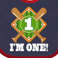thumbnail image 4 of Inktastic 1st Birthday Baseball Party Boys Boys Baby Bib, 4 of 4