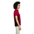 thumbnail image 3 of Harriton M386W Women's Flash Snag Protection Plus IL Colorblock Polo-Red/ Black-2XL, 3 of 3
