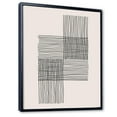 thumbnail image 2 of Designart Minimal Geometric Compostions Of Elementary Forms XIX FLOAT FRAME WALL ART, 2 of 4