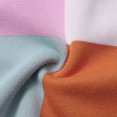 thumbnail image 5 of Tank Tops for Women Color Block Plaid Knitted Round Neck Short Sleeve Tops, 5 of 5