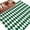 Green, variant on Blue Plaid 2'x6' Runner Rugs for Hallway Kitchen Bedside Non Slip Washable, Modern Minimalist Geometric Gingham Checkered Entryway Rug Runners with Rubber Backing, Long Carpet Runner for Laundry Room