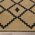 thumbnail image 7 of Well Woven Jute Akita Modern Moroccan Flat-Weave Black 5' x 7' Area Rug, 7 of 7
