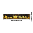 thumbnail image 3 of Glistening Golden Happy 80th Birthday Banner Backdrop Party Decoration Background for Birthday Celebrations Photo Shoots Party Events Decor Props, 3 of 8