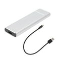 thumbnail image 3 of Carcasa M.2 NVMe SSD Aluminio USB3.1 a NVMe PCIe M Key Tipo C Interfaz Plata SSD Chasis externo, 3 of 5