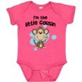 thumbnail image 3 of Inktastic I'm the Little Cousin-monkey-blu Boys Baby Bodysuit, 3 of 5