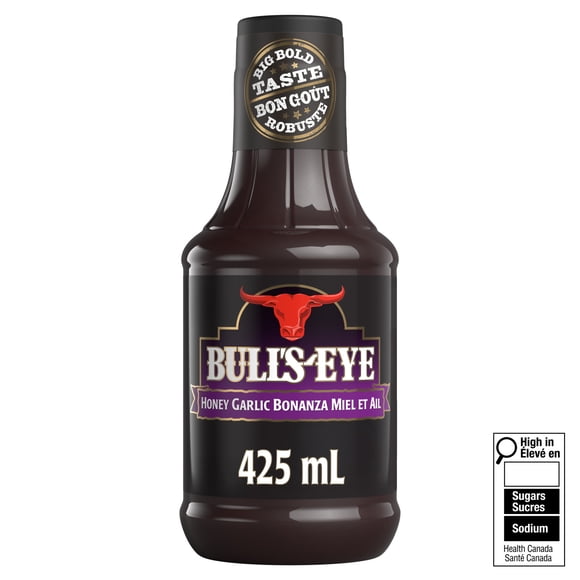 Bull's-Eye Honey Garlic Bonanza BBQ Sauce, 425mL