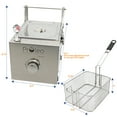 thumbnail image 4 of Flame King Proleo Tabletop Propane Deep Fryer with Oil Thermometer, 5ft Propane Hose, 2.5 Gal Capacity, Gifts for Father, 4 of 13