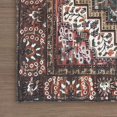 thumbnail image 5 of Boho Moroccan Kitchen Rug and Sets Set of 2 Non Skid Washable mat for Kitchen mats for Floor Farmhouse Black Bohemian Kitchen Decor (palace-1, One Size), 5 of 7
