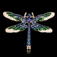 thumbnail image 6 of fenteer 2xAntique Dragonfly Pins Corsage Rhinestone Brooch Jewelry Gift Blue, 6 of 8