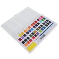 thumbnail image 1 of Professional Watercolor Paint Set Portable Watercolor Pigment with Pen Sponge (Plastic Box)48 Colors, 1 of 5