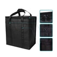 thumbnail image 2 of 3Pack Insulated Reusable Grocery Bag Food Delivery Bag with Dual Zipper, 2 of 7