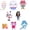8-Pack, variant on Cute Cakey Plush Toy, 7-8 inch Soft and Cuddly Stuffed Purr-ific Plush Toy, Great Gift for Birthdays and Special Occasions (Cakey)