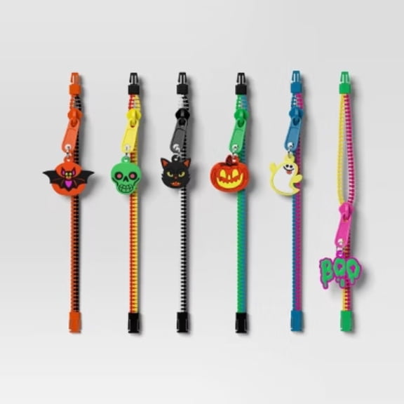 12ct Zipper Fidget Bracelet Party Favors