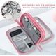 thumbnail image 5 of Organizador electrónico, bolsa organizadora de cables de viaje, bolsa de accesorios electrónicos, estuche portátil impermeable de doble capa, bolsa de almacenamiento todo en uno para cables,, 5 of 7