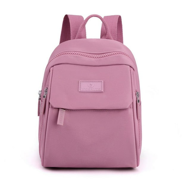 Mini mochila antirrobo para mujer, bolsa pequeña de nailon impermeable para oficina, bolso de hombro con múltiples bolsillos, bolsa de almacenamiento de viaje Fivean unisex