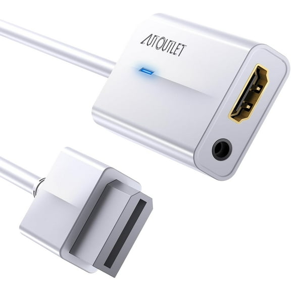 AUTOUTLET Wii to HDMI Converter 1080P for Full HD Device, Wii HDMI Adapter with 3,5mm Audio Jack&HDMI Output Compatible with Nintendo Wii, Wii U, HDTV, Monitor-Supports All Wii Display Modes 720P