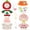 red, variant on 11PCS Plush Dress-Up Clothes & Accessories Set for 10.2 Inch Capybara Stuffed Animal, 4 Hats + 3 Mini Bags + 3 Knit Sweaters + 1 Dress, Mix & Match Outfit Kit