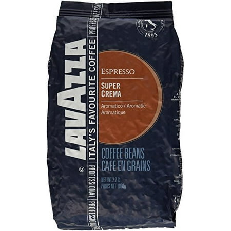 Lavazza 4202A 2.2 Pound Super Crema Espresso Whole (Best Coffee Beans For Espresso Crema)