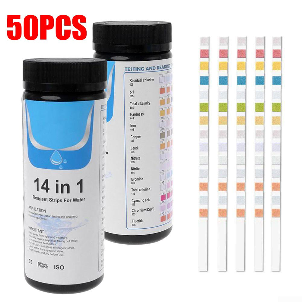 Copper Test Strips for Drinking Water and Well Water Easy to Use 0-2 ppm 