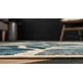 thumbnail image 5 of Rugs.com Gossamer Collection Rug – 5 Ft Round Navy Blue Medium Rug Perfect For Kitchens, Dining Rooms, 5 of 9
