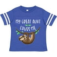 thumbnail image 3 of Inktastic My Great Aunt Loves Me Cute Sloth and Baby Boys or Girls Toddler T-Shirt, 3 of 5