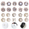 thumbnail image 3 of Qius 20 Pcs Artificial Pearl Lapel Pin Delicate Corsage Cardigan Small Pin Buckle, 3 of 5