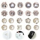 thumbnail image 2 of ColoMX 20 piezas Broches de ropa Broches decorativos Pin de seguridad de cárdigan creativo, 2 of 7