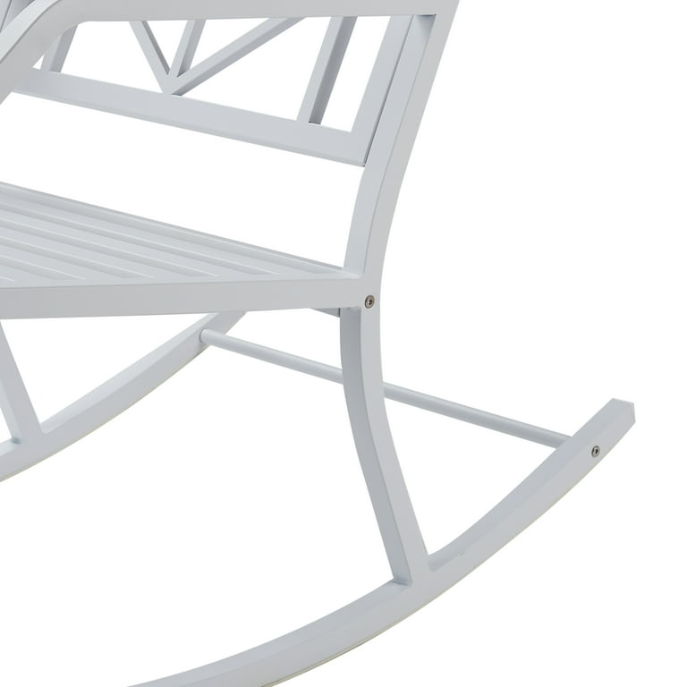 Mainstays evry bell outdoor sale metal rocking chair