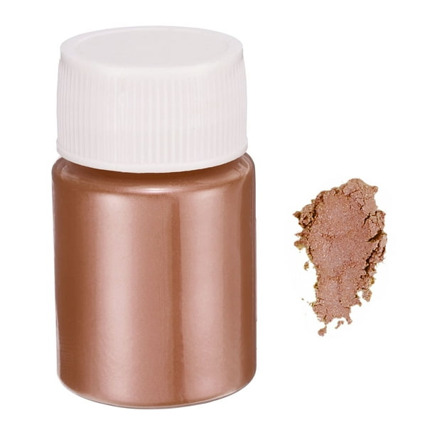 15g/0.5oz Polvo de Mica para Kits de Resina Epóxica, Tintes de Resina, Rojo Marrón