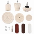 thumbnail image 1 of 10 Pcs Buffing Pad Polishing Wheel Kits with 3Pcs Rouge Compound, 1 of 3