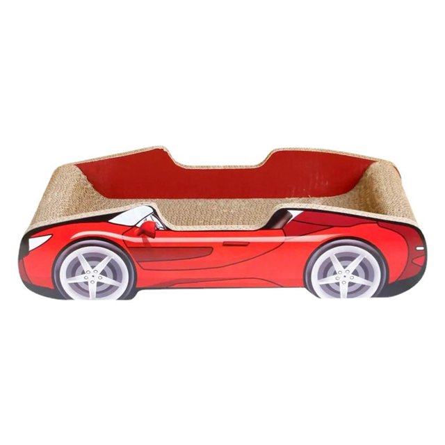 Rascadores para gatos, tableros rascadores para gatos de cartón, muebles, nido para gatos de interior Rojo jinwen Almohadilla para rascar gatos