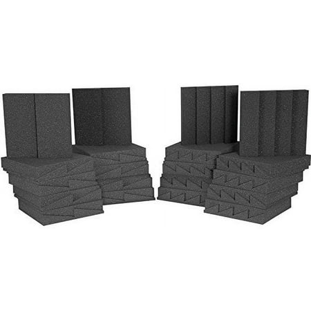 UPC: 0818105004423 | Auralex Acoustics – D36-DST Roominator Kit  Improves Your Room Acoustics – Charcoal
