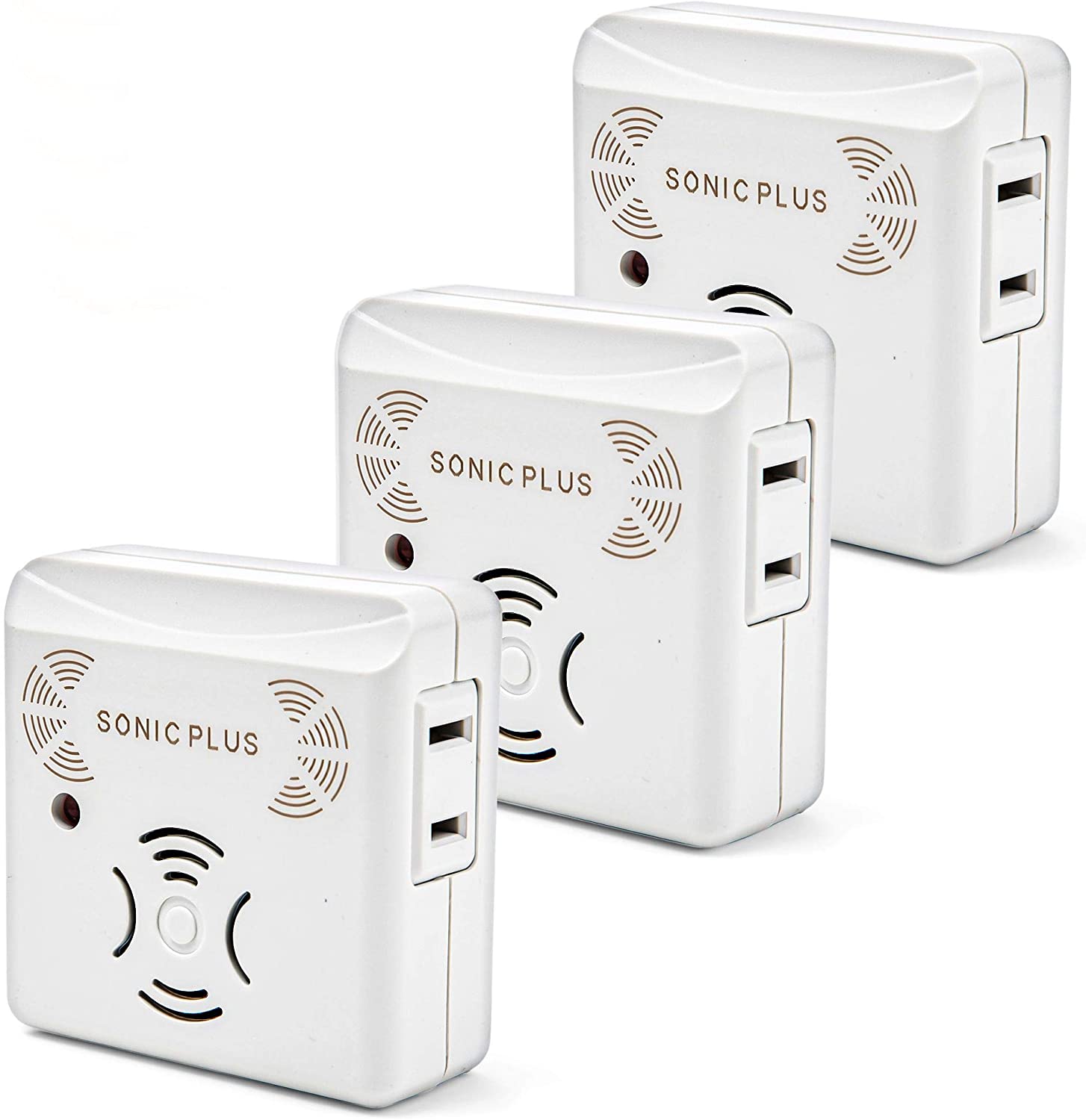 Riddex Sonic Plus Ultrasonic Pest Repeller, Plug in with Outlets for