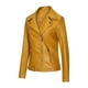 thumbnail image 5 of Pntutb, cárdigan de cuero con cremallera sólida a la moda para mujer, con bolsillo, abrigo corto, chaqueta, liquidación Pntutb Pntutb-254, 5 of 5