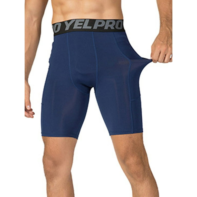 Men Compression Shorts Athletic Tight Underwear Pants Legging