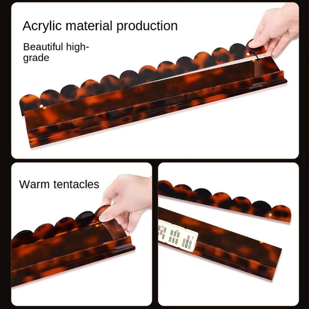 1pcs Mahjong Rack with Pushers Imports Mahjong Game Accessories Modern American Mahjong Tile Rack