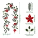 thumbnail image 3 of xihome Guirnalda de ratn de plstico flexible de 1,8 metros con bayas rojas para decoracin de fiestas, rboles de Navidad y festivales, 3 of 6