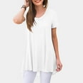 thumbnail image 3 of Mittory Women's Summer Sleeveless V-Neck T-Shirt Tunic Tops Blouse Shirts, 3 of 6