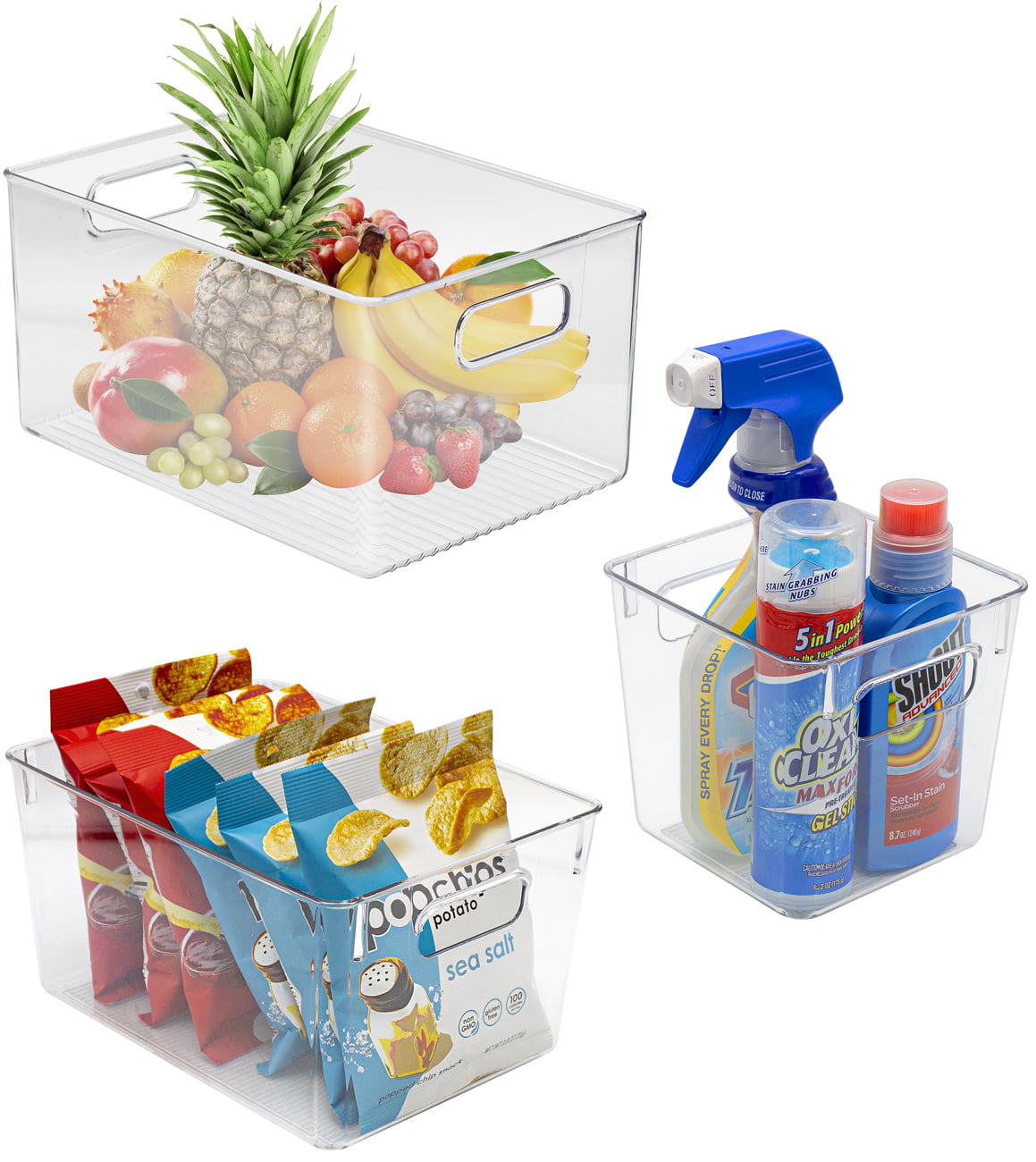Refrigerator and Freezer Storage Organizer Bin Set (6 Piece) – Sorbus Home