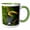 Green/White, variant on 3drose, Costa Rica, Parque Nacional Carara. Chestnut-mandibled Toucan. 1, 11oz Two-tone Yellow Mug