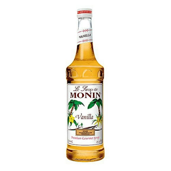 Monin - Vanilla Syrup, Versatile Flavor, Great for Coffee, Shakes, and Cocktails, Gluten-Free, Vegan, Non-GMO (750 ml)