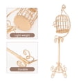 thumbnail image 4 of CIMAXIC 1PC Mini House Birdcage with Bracket Decor Mini Outdoor Scene Model Accessories,6.1"X1.97"X1.97", 4 of 5