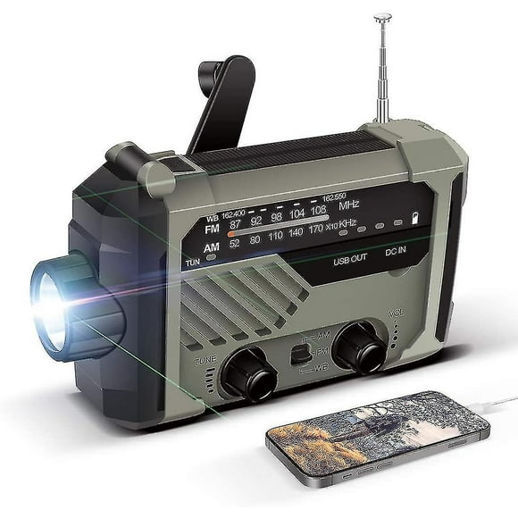 Radio,hand Crank Solar Radio Radio With Flash