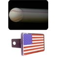 thumbnail image 2 of Blazing Baseball on Black Trailer Hitch Cover, 2 of 2